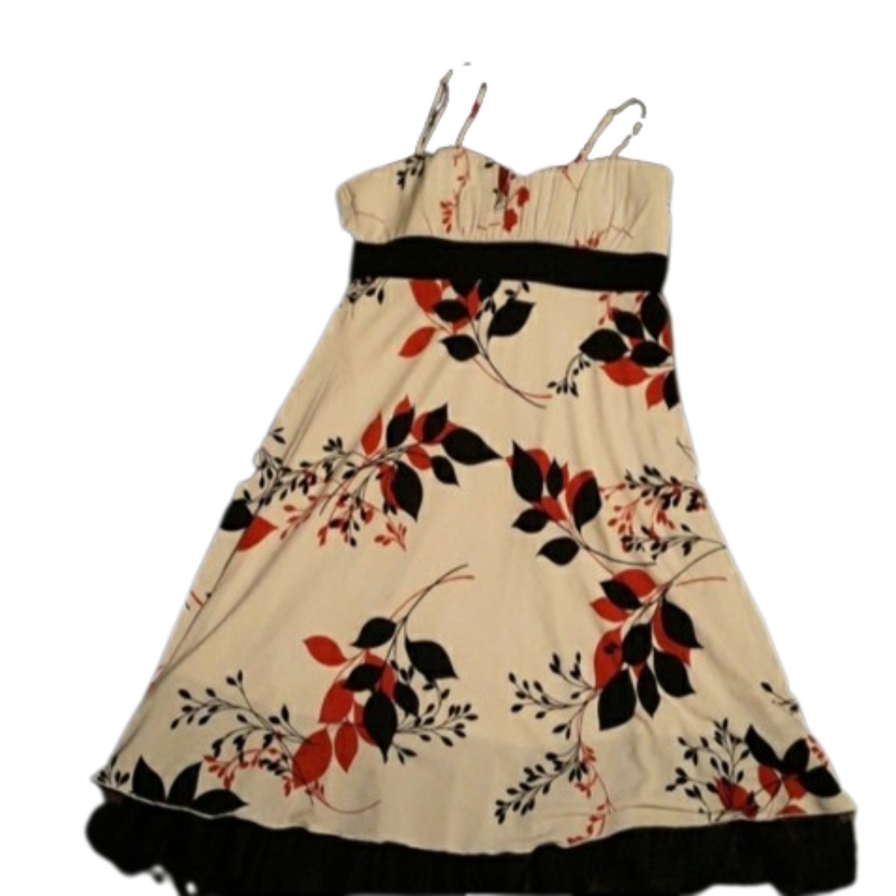 💜SALE💜 Womens Large *Speechless*  white,black,& red spaghetti strap dress
